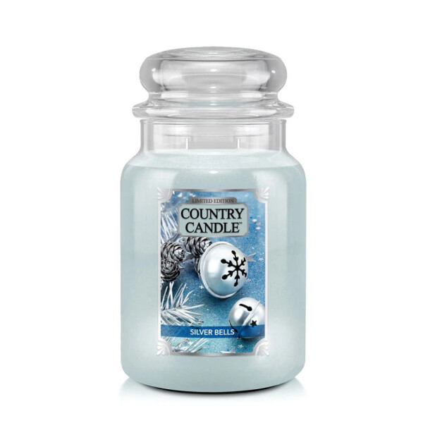 Country Candle™ Silver Bells 2-Docht-Kerze 652g Limited Edition