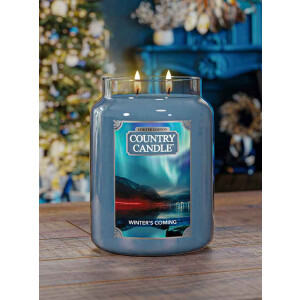 Country Candle™ Winters Coming 2-Docht-Kerze 652g...