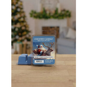 Country Candle™ Here Comes Santa Claus Wachsmelt 64g