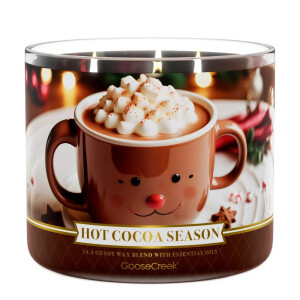 Goose Creek Candle® Hot Cocoa Season 3-Docht-Kerze 411g