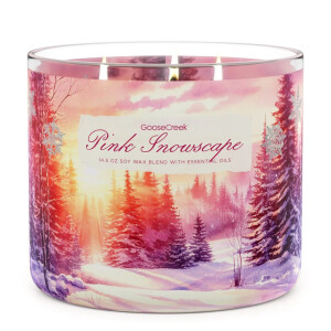 Goose Creek Candle® Pink Snowscape 3-Docht-Kerze 411g