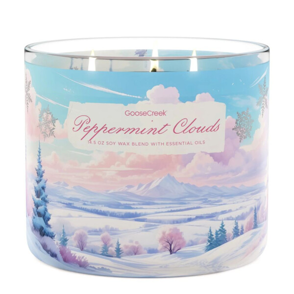 Goose Creek Candle® Peppermint Clouds 3-Docht-Kerze 411g