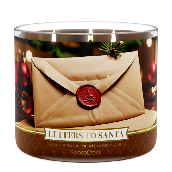 Goose Creek Candle® Letters to Santa 3-Docht-Kerze 411g