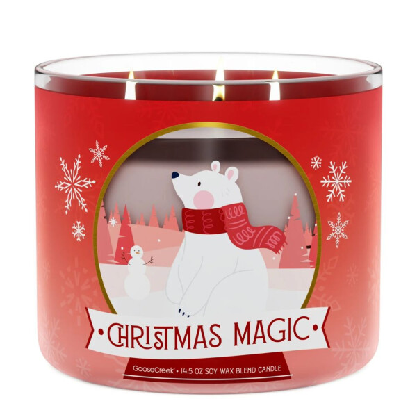 Christmas Magic 3-Docht-Kerze 411g