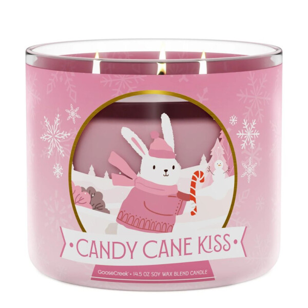 Candy Cane Kiss 3-Docht-Kerze 411g