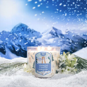 Fresh Powder 3-Docht-Kerze 411g