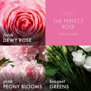 The Perfect Rose 3-Docht-Kerze 411g