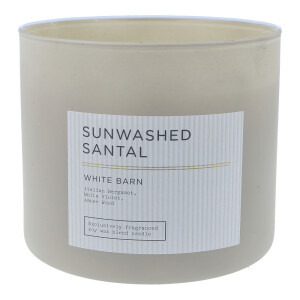 Sunwashed Santal 3-Docht-Kerze 411g