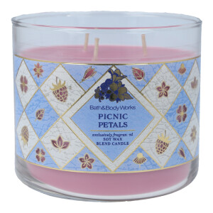 Picnic Petals 3-Docht-Kerze 411g