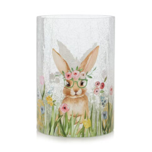 Bunny with Glasses Kerzenhalter - Jar Holder