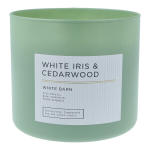 White Iris & Cedarwood 3-Docht-Kerze 411g