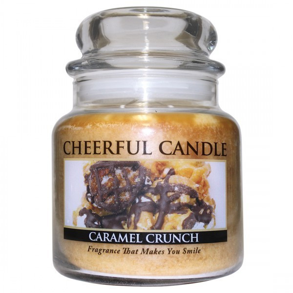 Cheerful Candle Caramel Crunch 2-Docht-Kerze 453g