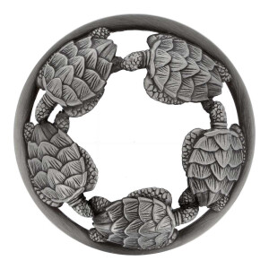 Turtles Brushed Silver