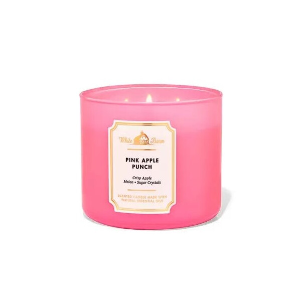 Bath & Body Works® Pink Apple Punch 3-Docht-Kerze 411g