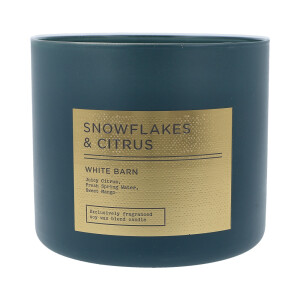 Snowflakes & Citrus 3-Docht-Kerze 411g