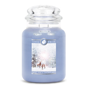 Sweet Pine & Snowflakes 2-Docht-Kerze 680g