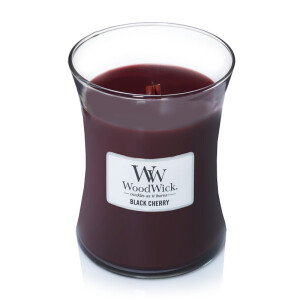 Black Cherry Kerzenglas Mittel 275g mit Knisterdocht