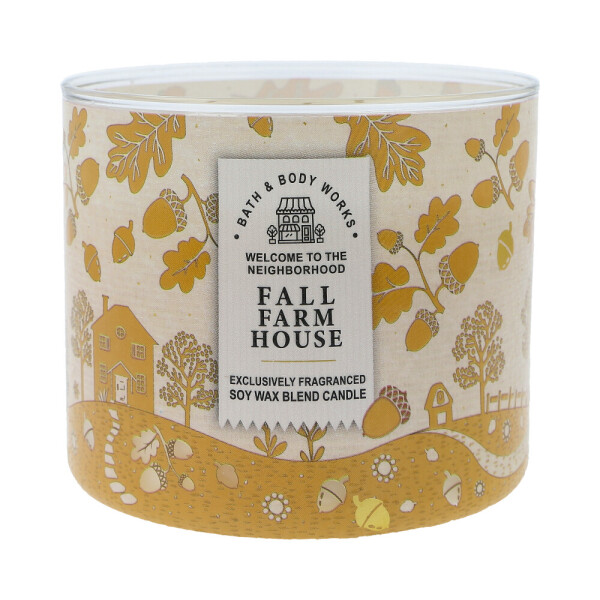 Fall Farmhouse 3-Docht-Kerze 411g