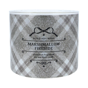 Marshmallow Fireside 3-Docht-Kerze 411g