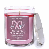 Bath & Body Works® Twisted Peppermint 1-Docht-Kerze 227g